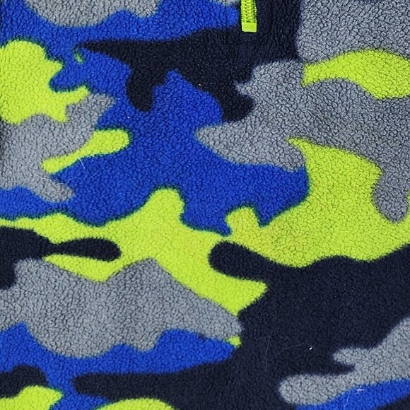 The Childrens Place Half Zip Camo Sweatshirt Size 3T - Picture 3 of 4